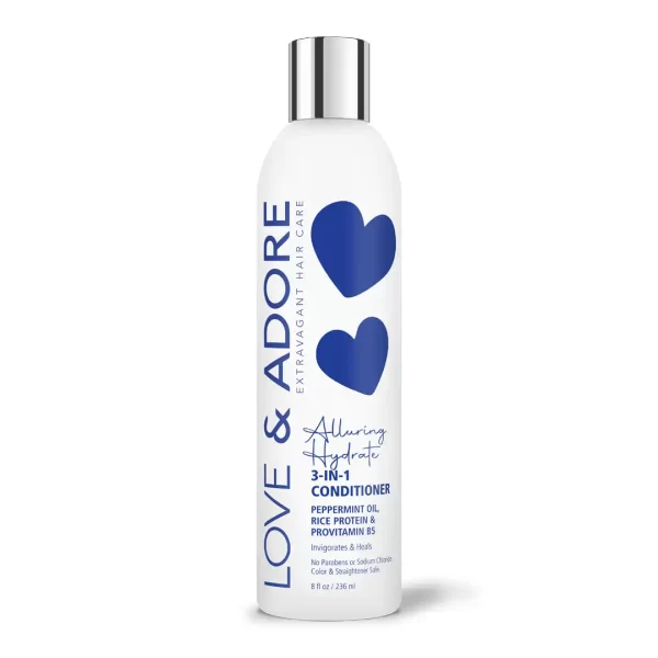 Love & Adore 3-N-1 Conditioner Black Hair Care Product For Natural Hair