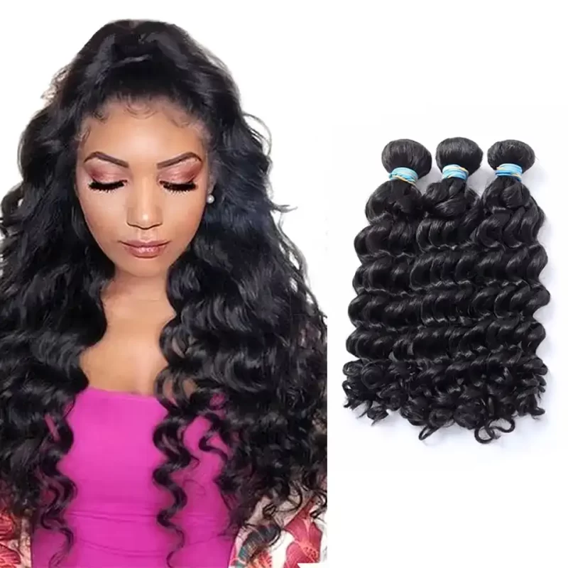 Raw Deep Wave Hair Extensions
